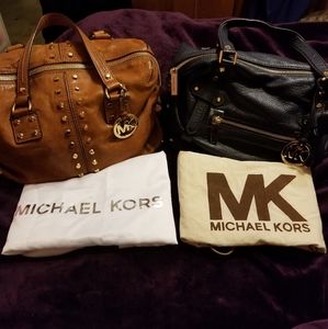 Two micheal Kors bags.  They both have a dust bag.